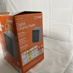 soleil | Other | Soleil Electric Digital Ceramic Heater 50w Indoor White  Ptc916w | Poshmark